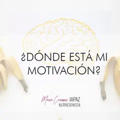 ¿Dónde está mi motivación? Un cerebro y dos plátanos pelados sugieren que la motivación se encuentra en la mente y la energía.