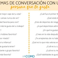 Lista de preguntas para conocer mejor a alguien y saber de qué hablar con tu pareja.