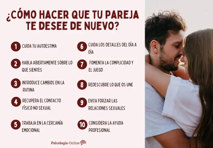 Pareja abrazada, con consejos para reavivar el deseo. Si tu pareja no te desea, explora la comunicación y la intimidad.