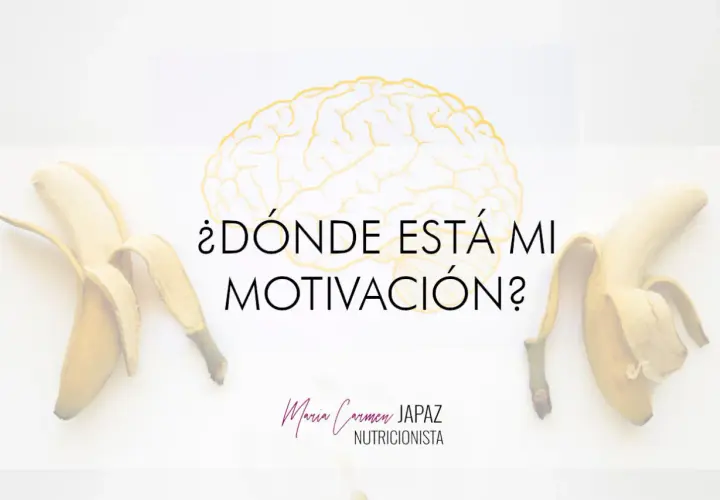 ¿Dónde está mi motivación? Un cerebro y dos plátanos pelados sugieren que la motivación se encuentra en la mente y la energía.