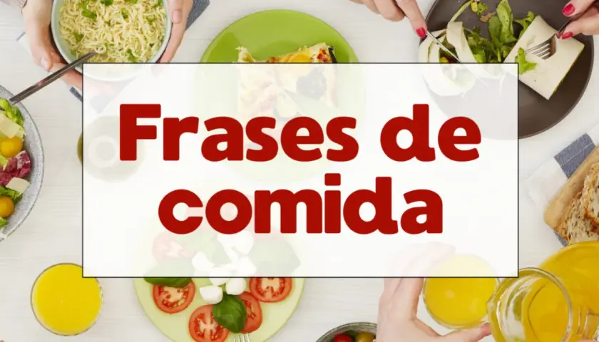 Unos refranes españoles graciosos sobre la comida, con platos variados y bebidas.