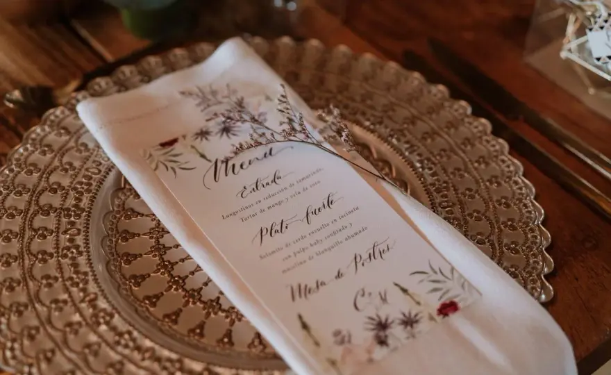 Cómo acertar con el menú de boda - comida, bebida y presupuesto