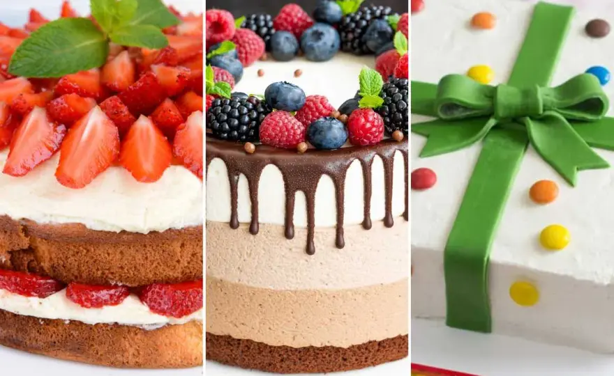 Tartas de cumpleaños originales para adultos, fáciles y elegantes