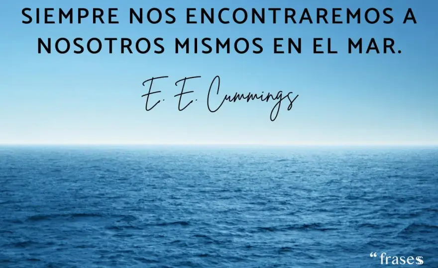 Frases sobre el mar para fotos, redes y dedicatorias