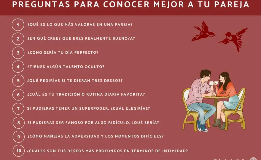 Preguntas para tu novio que abren una conversación de verdad