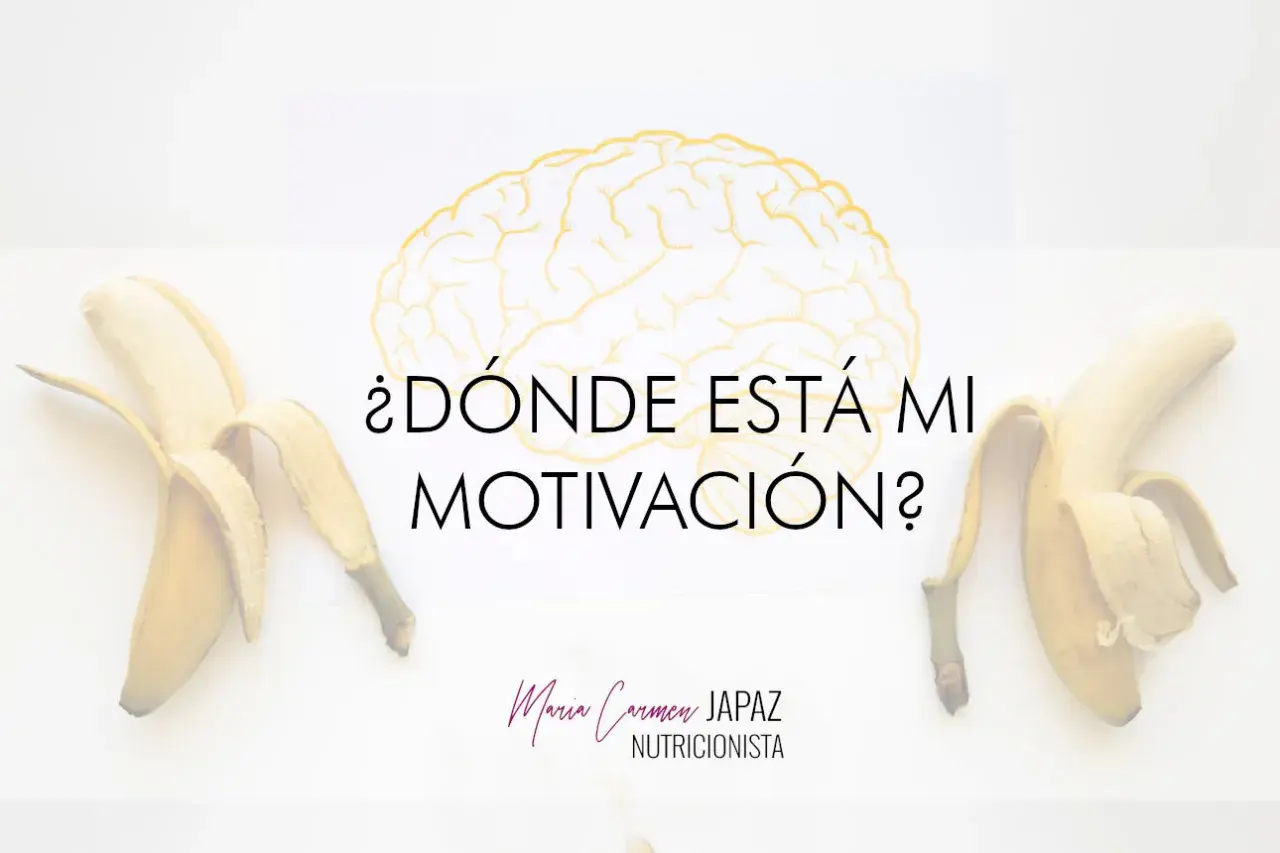 ¿Dónde está mi motivación? Un cerebro y dos plátanos pelados sugieren que la motivación se encuentra en la mente y la energía.